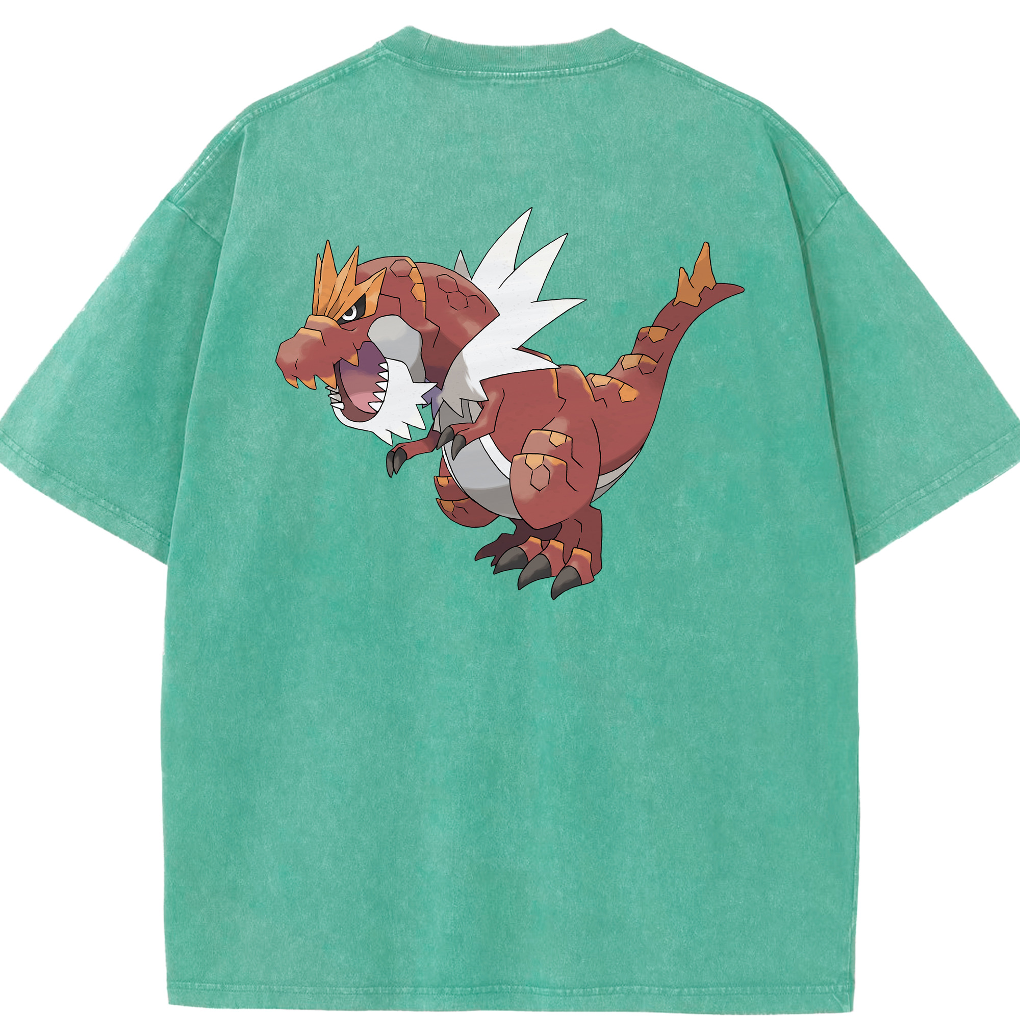 （画像用） ポケットモンスター Pokémon 綿100% ヴィンテージ風 半袖Tシャツ（背面プリント）